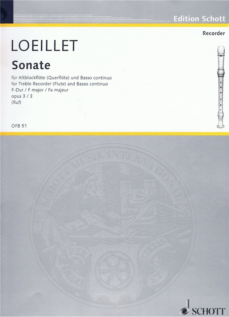 Sonaten(6) 3 F Op.3